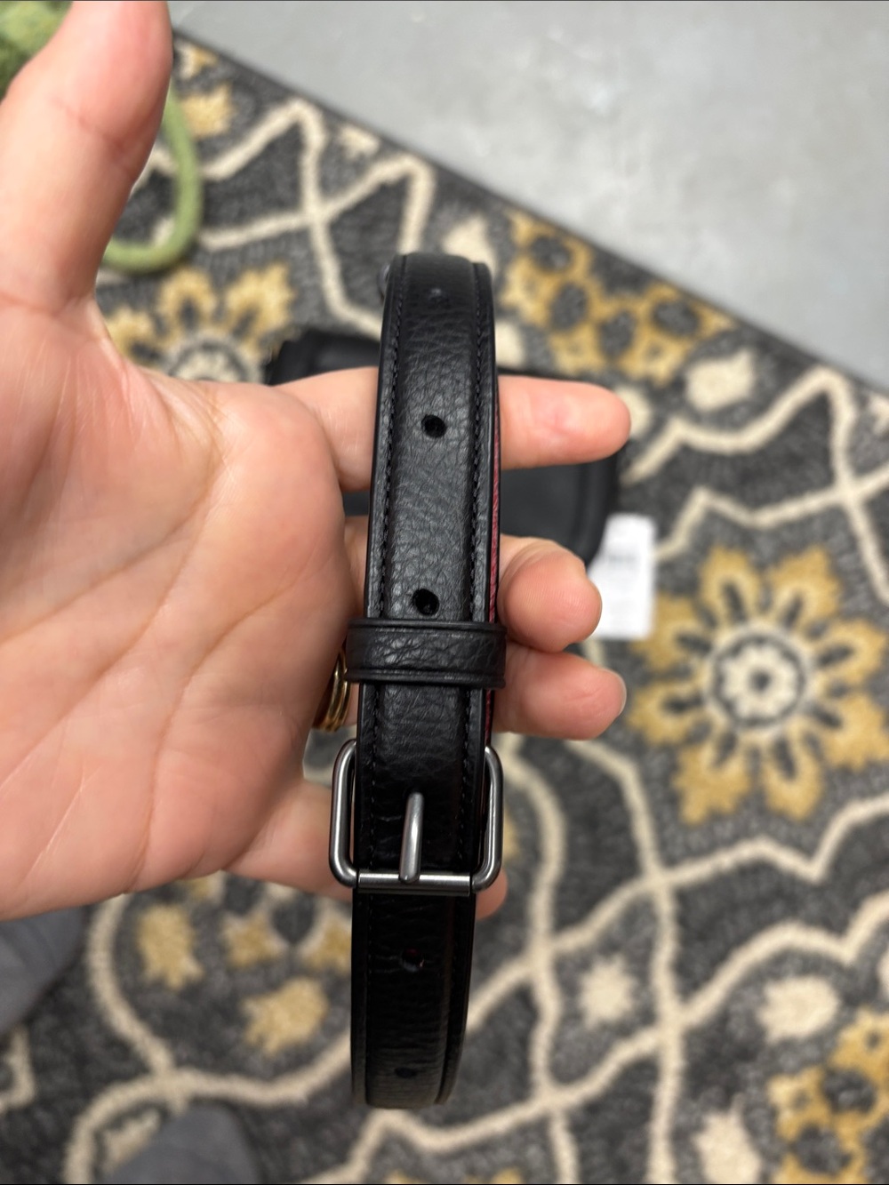 π₯π₯Coach Black Pebbled Leather Crossbody with Rainbow Coach Carriage Logo ππ - Picture 11 of 11